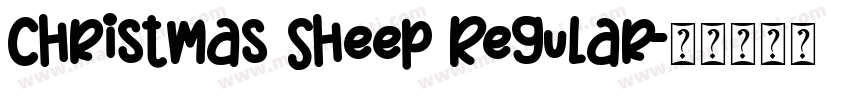 Christmas Sheep Regular字体转换
